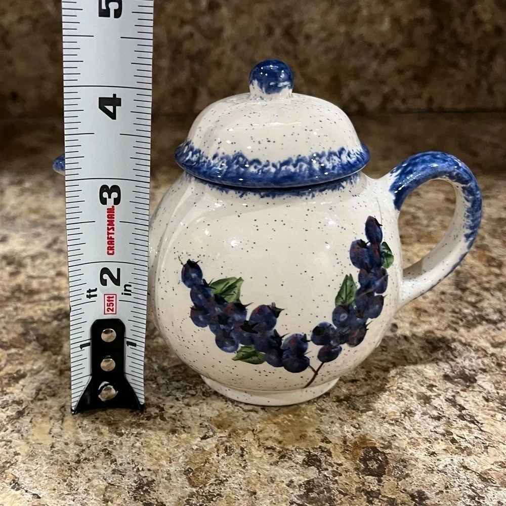 Mini Blueberry Individual Teapot Made in Maine